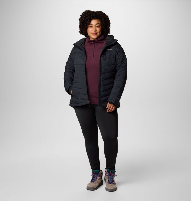 Manteau à capuchon Joy Peak II pour femmes – Grandes tailles, Color: Black, image 3