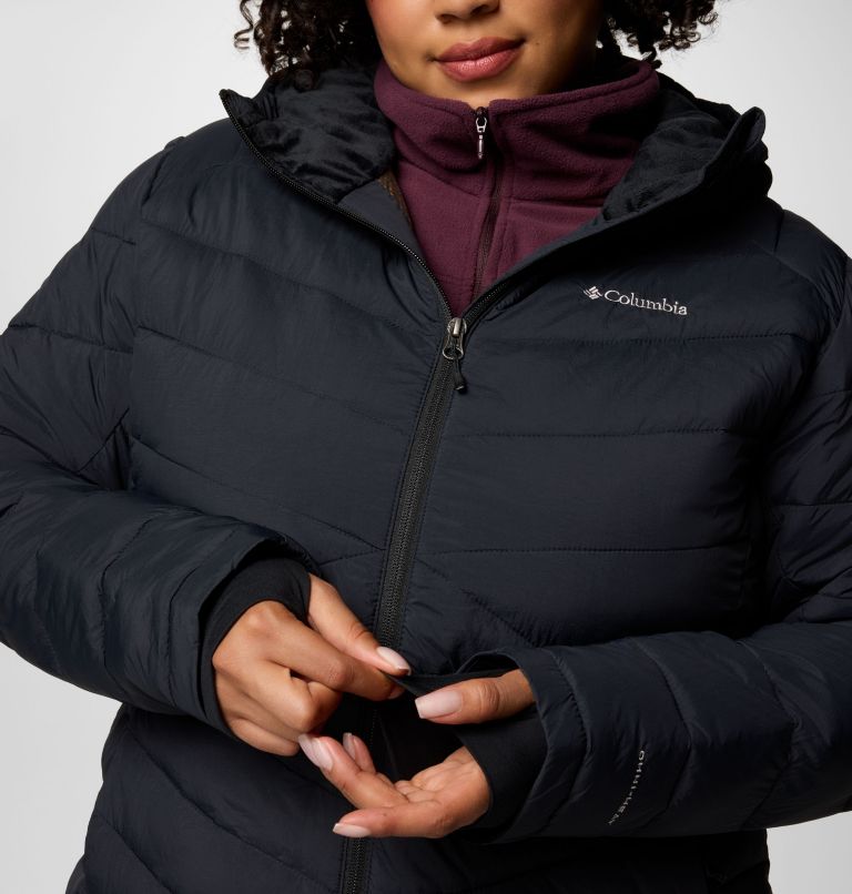 Manteau à capuchon Joy Peak II pour femmes – Grandes tailles, Color: Black, image 7