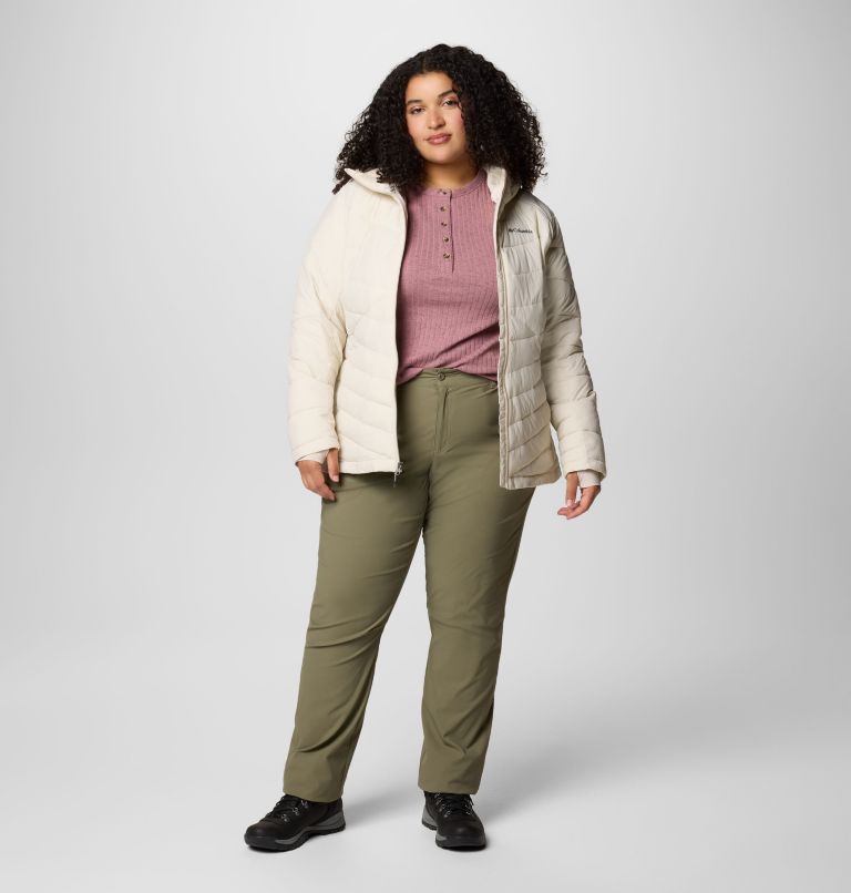 Women's Joy Peak II Hooded Jacket - Plus Size, Color: Dark Stone, image 3