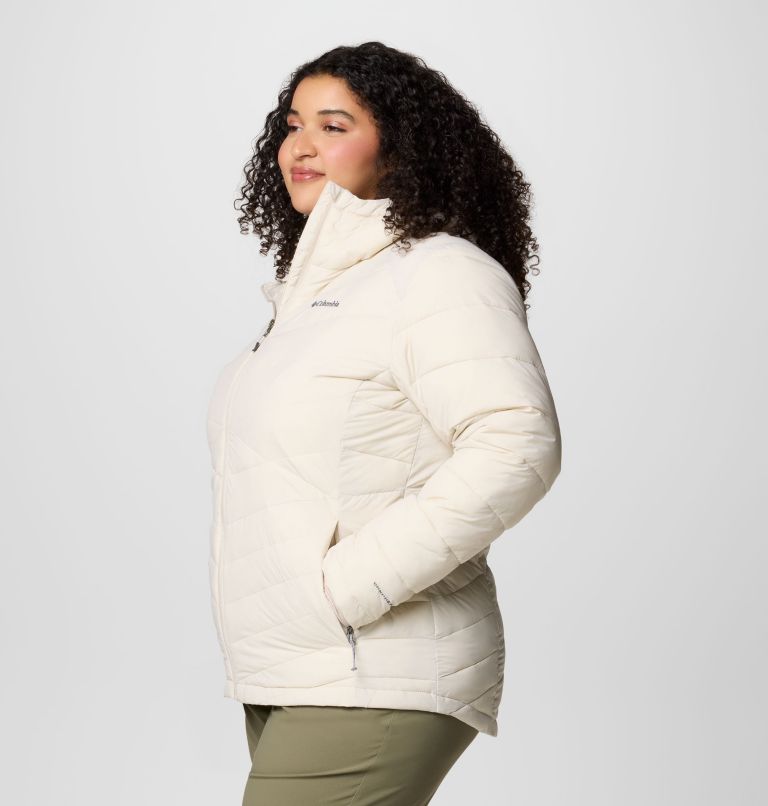 Women's Joy Peak II Hooded Jacket - Plus Size, Color: Dark Stone, image 4