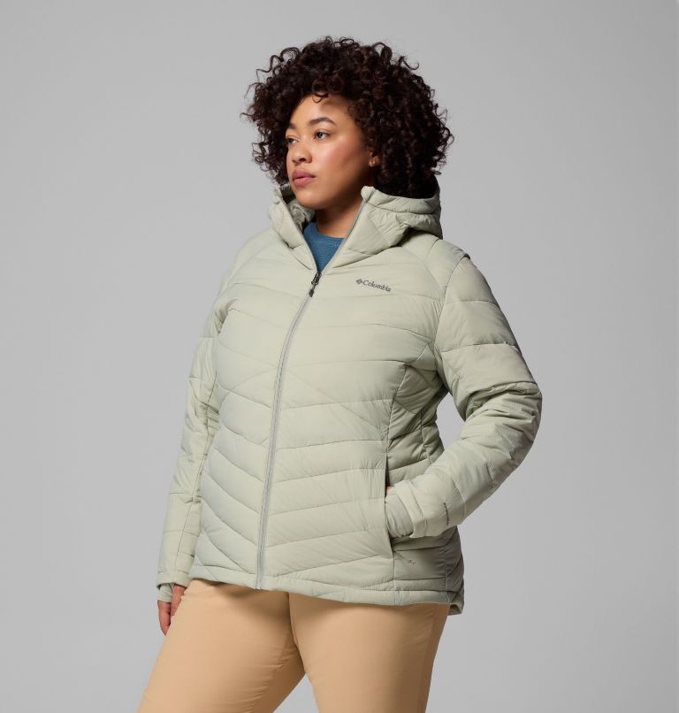 Manteau à capuchon Joy Peak II pour femmes – Grandes tailles, Color: Safari, image 4
