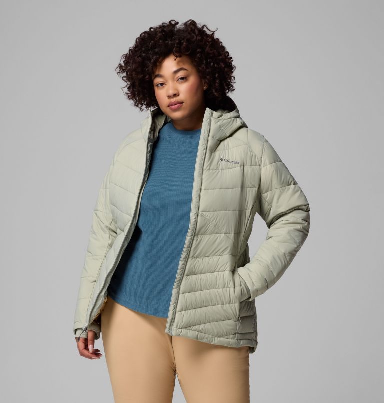 Manteau à capuchon Joy Peak II pour femmes – Grandes tailles, Color: Safari, image 5