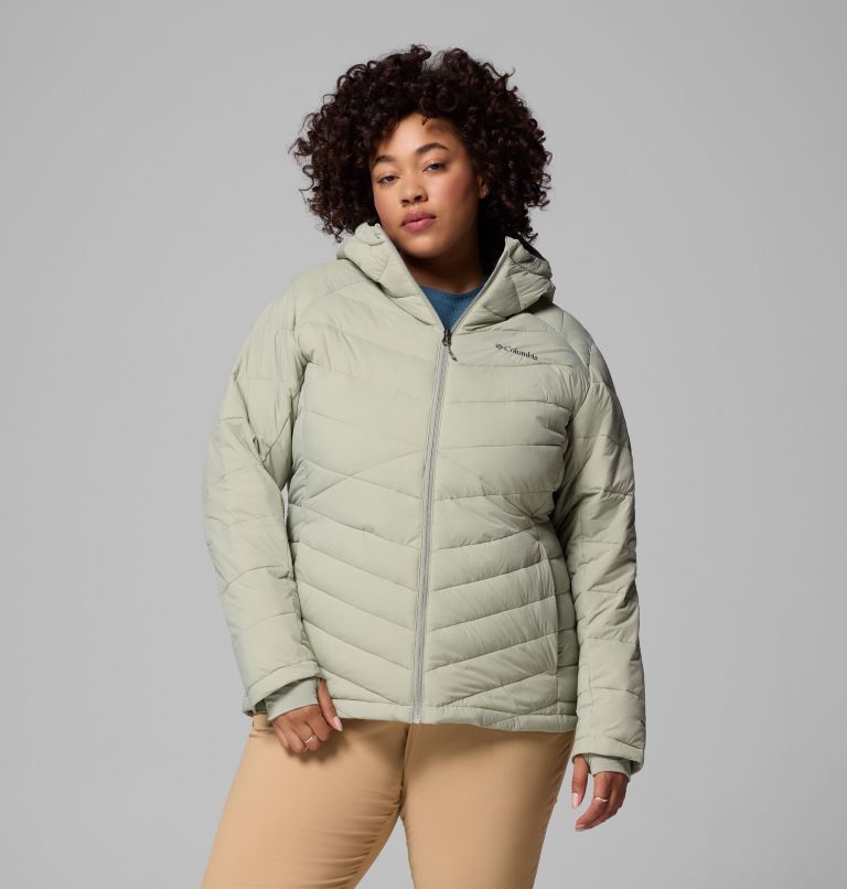 Manteau à capuchon Joy Peak II pour femmes – Grandes tailles, Color: Safari, image 1