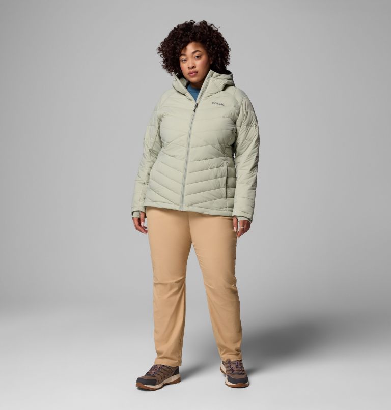 Manteau à capuchon Joy Peak II pour femmes – Grandes tailles, Color: Safari, image 2