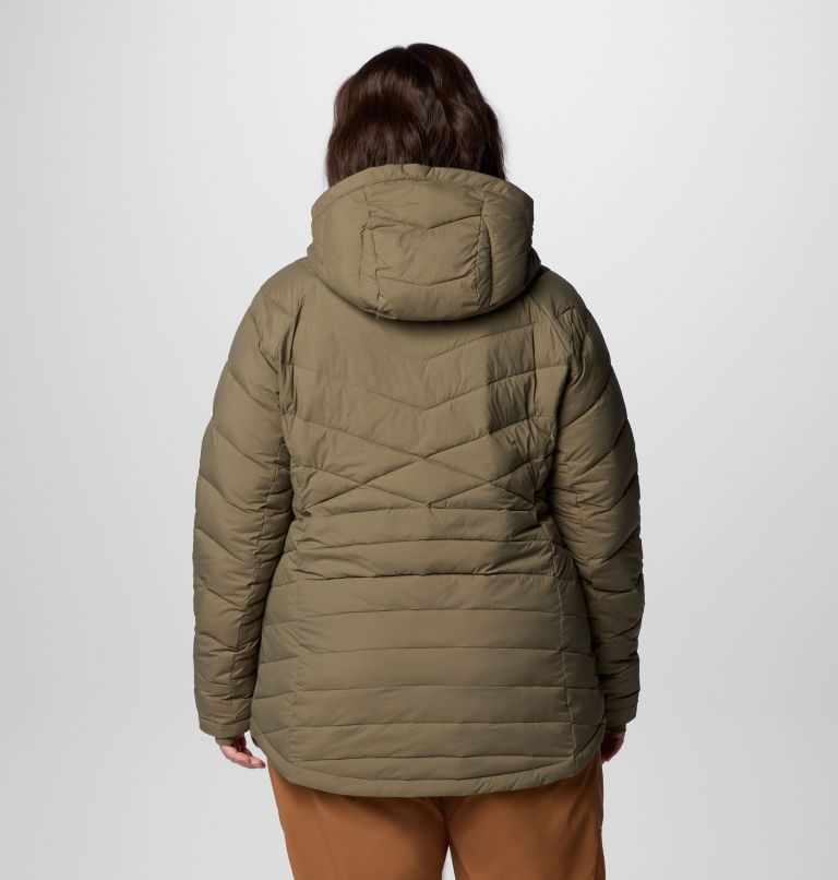 Women's Joy Peak II Hooded Jacket - Plus Size, Color: Stone Green, image 2