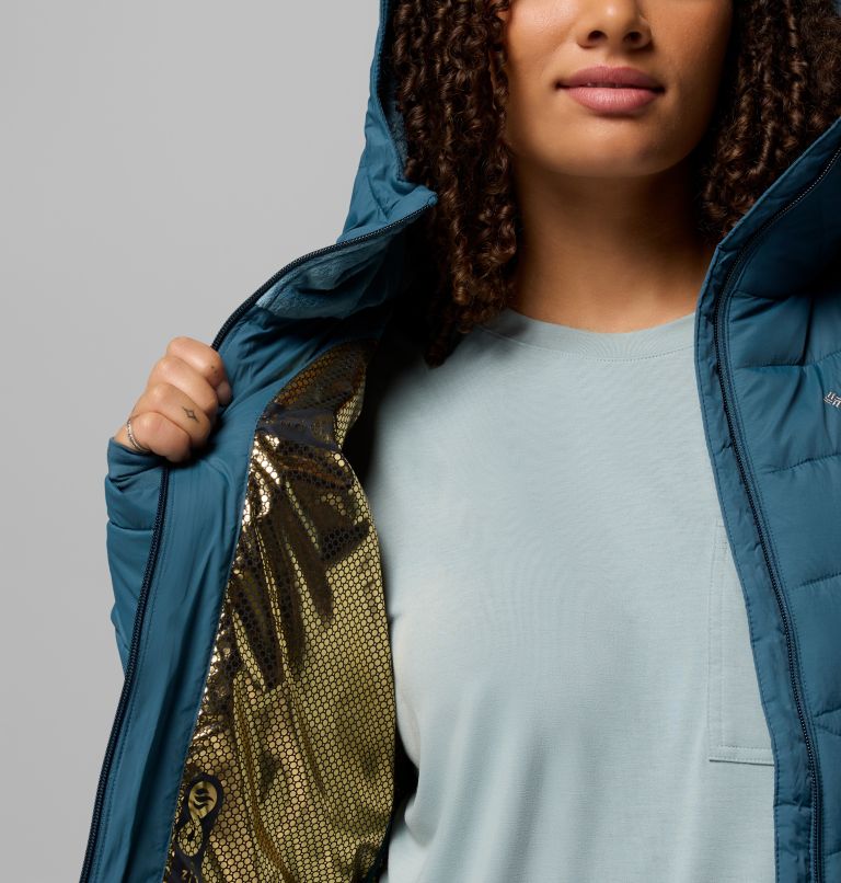 Women's Joy Peak II Hooded Jacket - Plus Size, Color: Everblue, image 6