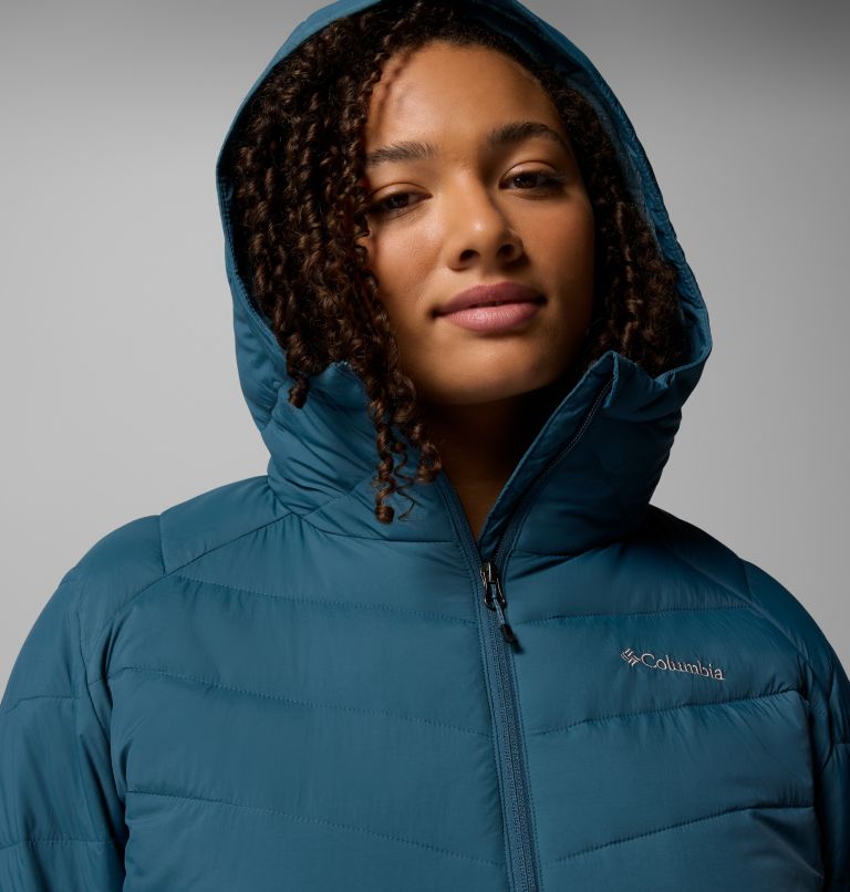 Women's Joy Peak II Hooded Jacket - Plus Size, Color: Everblue, image 8