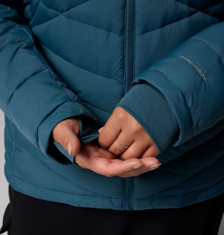 Women's Joy Peak II Hooded Jacket - Plus Size, Color: Everblue, image 9