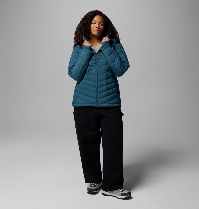 Women's Joy Peak II Hooded Jacket - Plus Size, Color: Everblue, image 2