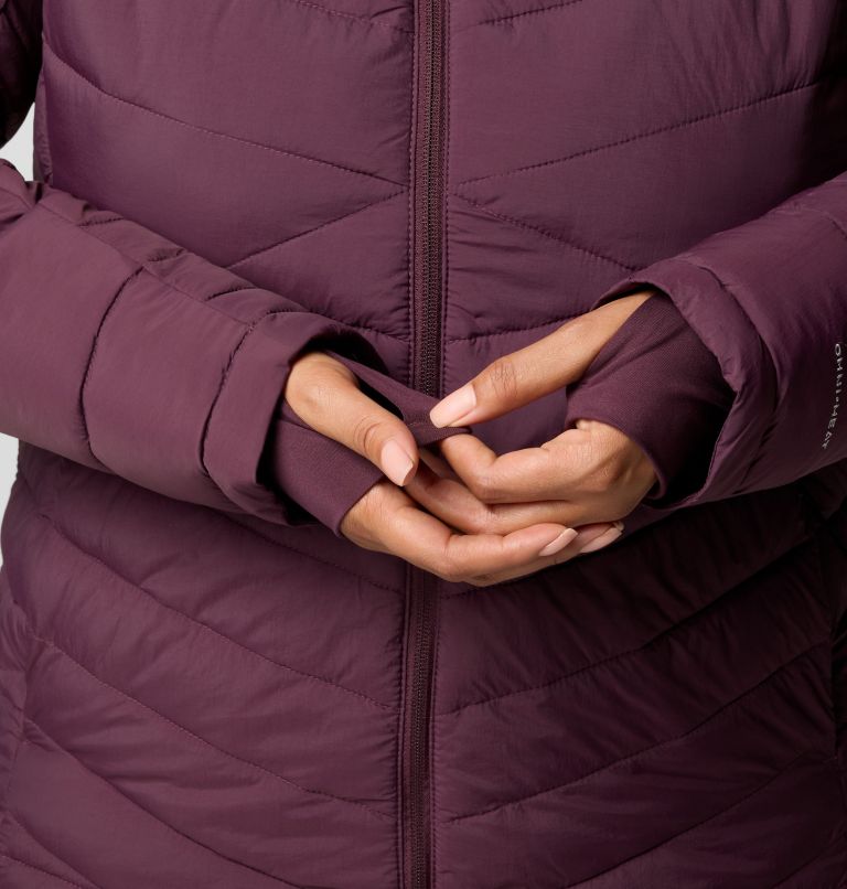 Women's Joy Peak II Hooded Jacket - Plus Size, Color: Moonvista, image 6
