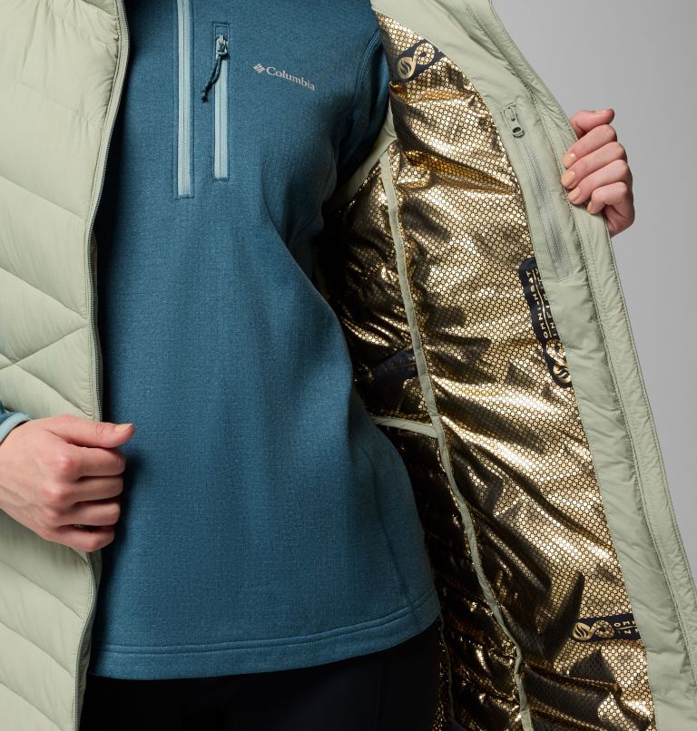Women's Joy Peak II Long Vest, Color: Safari, image 8
