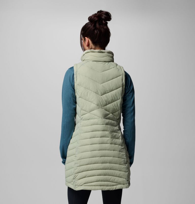 Women's Joy Peak II Long Vest, Color: Safari, image 3