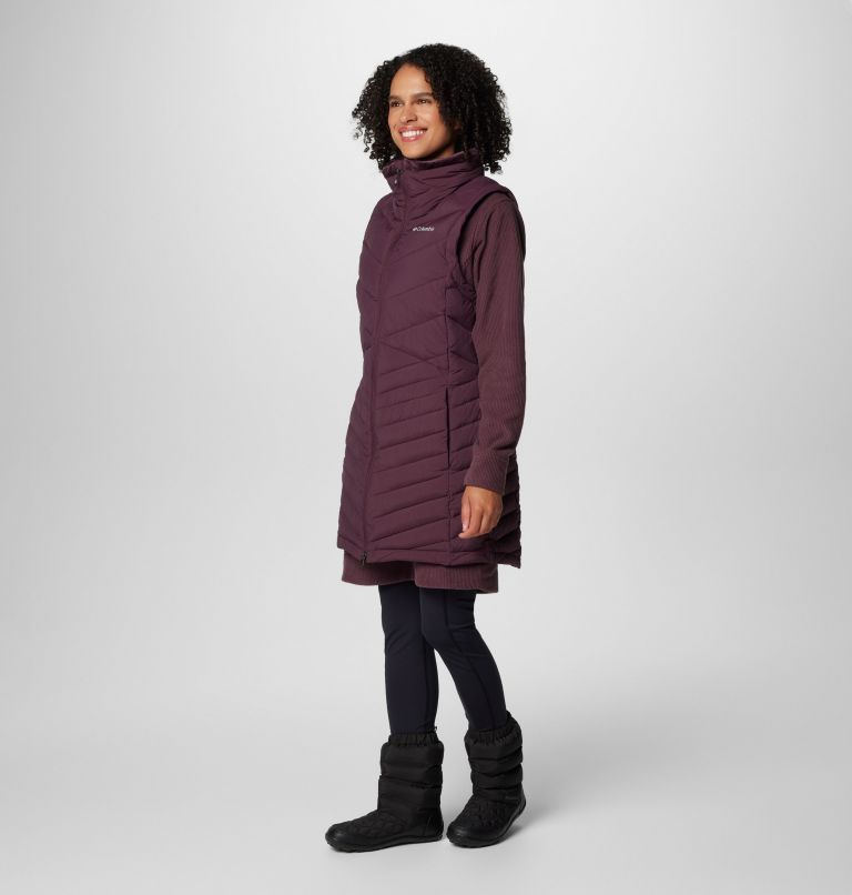 Women's Joy Peak II Long Vest, Color: Moonvista, image 4