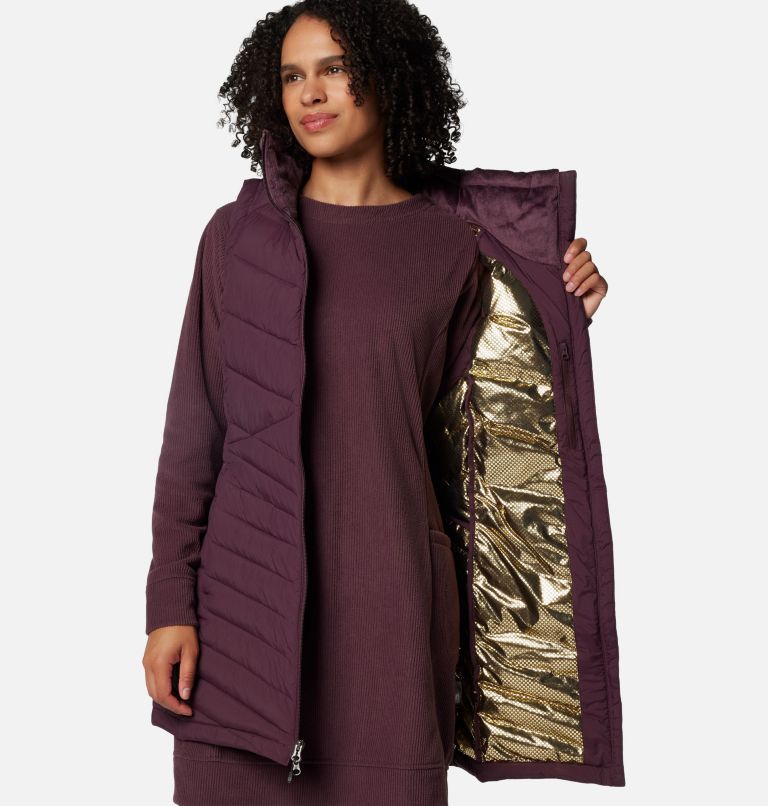 Women's Joy Peak II Long Vest, Color: Moonvista, image 7