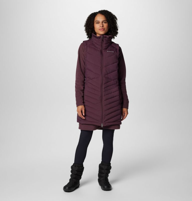 Women's Joy Peak II Long Vest, Color: Moonvista, image 1