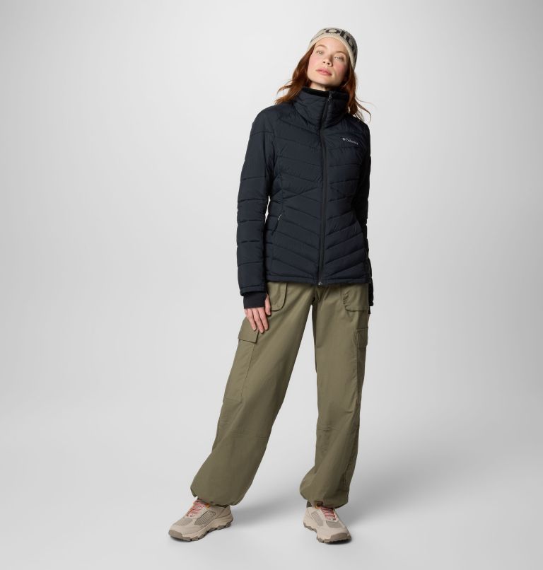 Women's Joy Peak II Full Zip Jacket, Color: Black, image 3