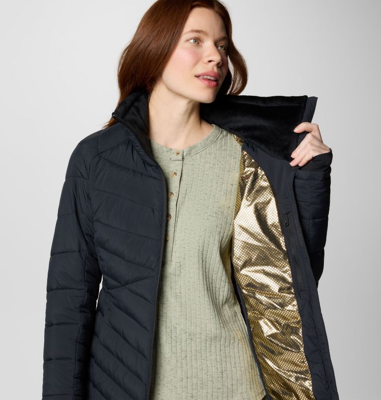Women's Joy Peak II Full Zip Jacket, Color: Black, image 5