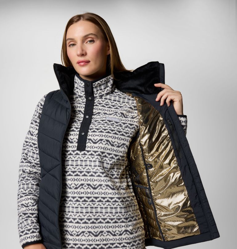 Women's Joy Peak II Vest, Color: Black, image 6