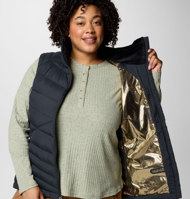 Women's Joy Peak II Vest - Plus Size, Color: Black, image 7