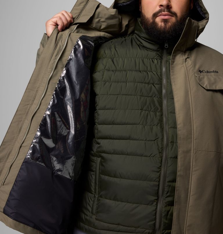 Men's Cloverdale II Interchange Jacket - Big, Color: Stone Green, image 7