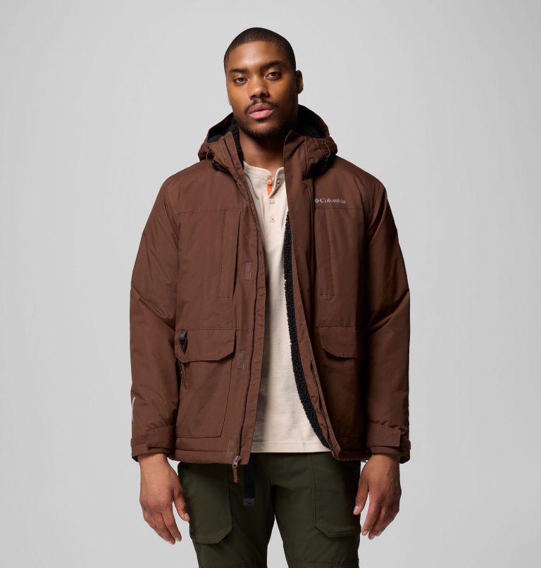 Men's Landroamer Sherpa Lined Jacket, Color: Tobacco, image 5