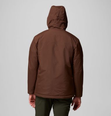Landroamer wasserdichte Jacke mit Kapuze und Sherpa-Futter für Männer, Color: Tobacco, image 7