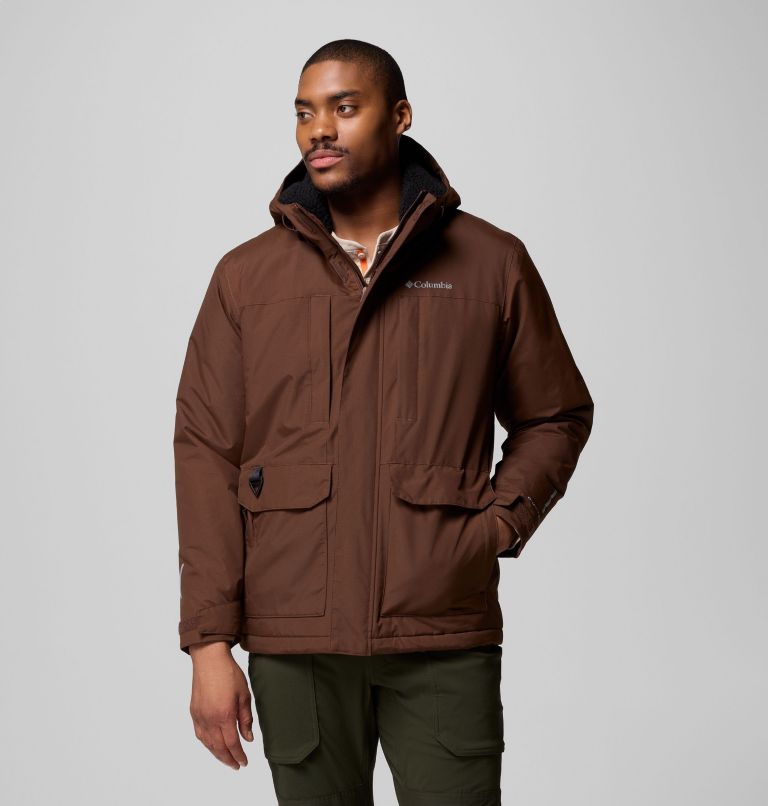 Men's Landroamer Sherpa Lined Jacket, Color: Tobacco, image 1
