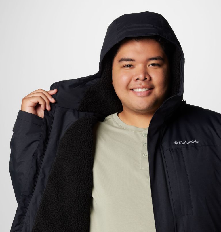 Men's Landroamer Sherpa Lined Jacket - Big, Color: Black, image 6