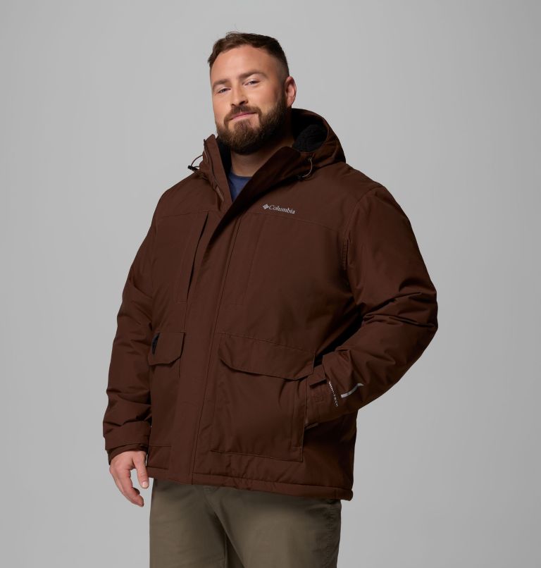 Men's Landroamer Sherpa Lined Jacket - Big, Color: Tobacco, image 4