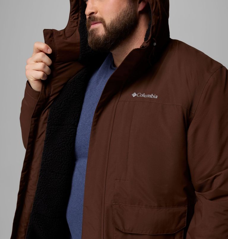 Men's Landroamer Sherpa Lined Jacket - Big, Color: Tobacco, image 6