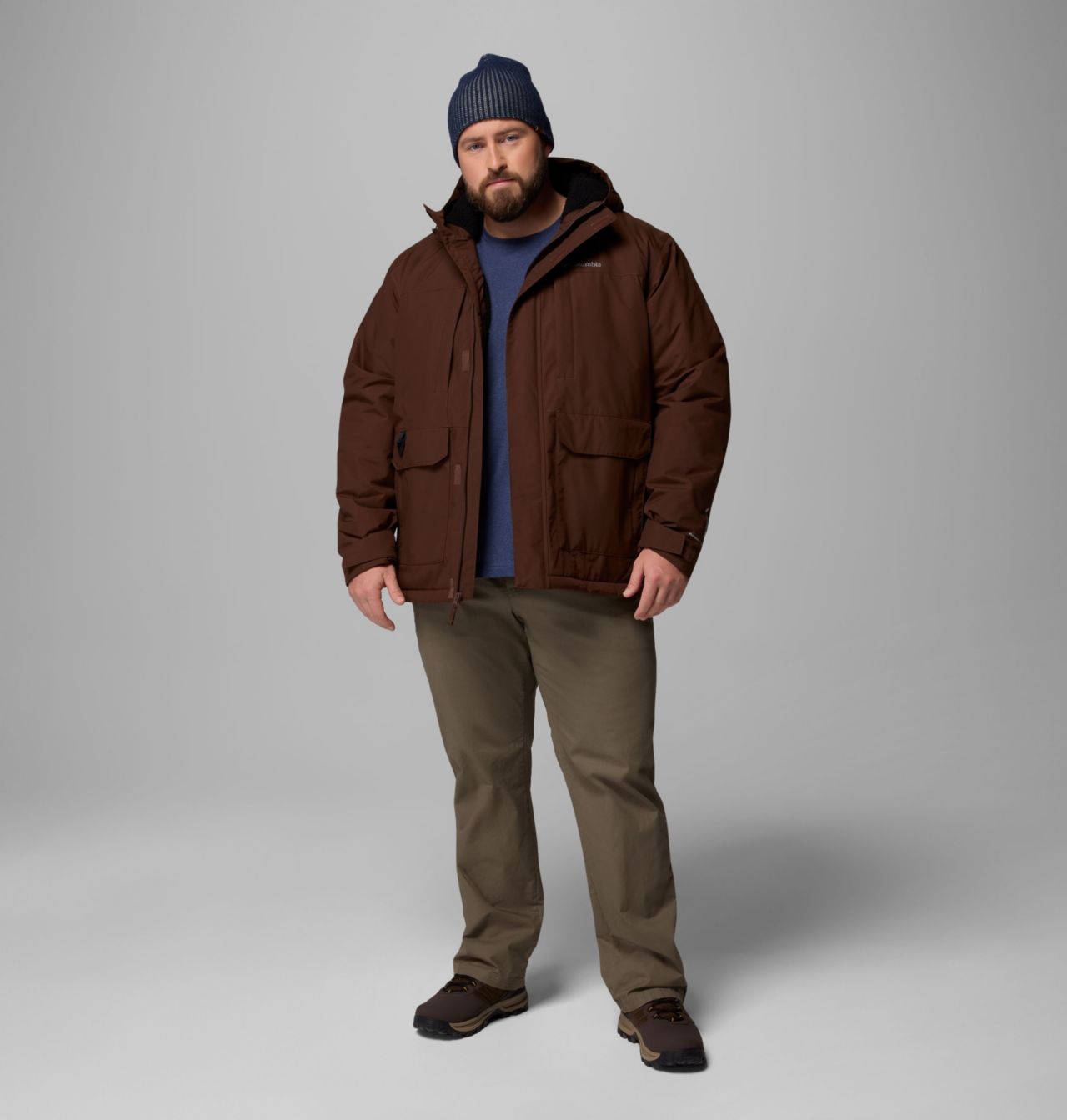 Manteau doublé en sherpa Landroamer™ pour hommes – Tailles fortes 2