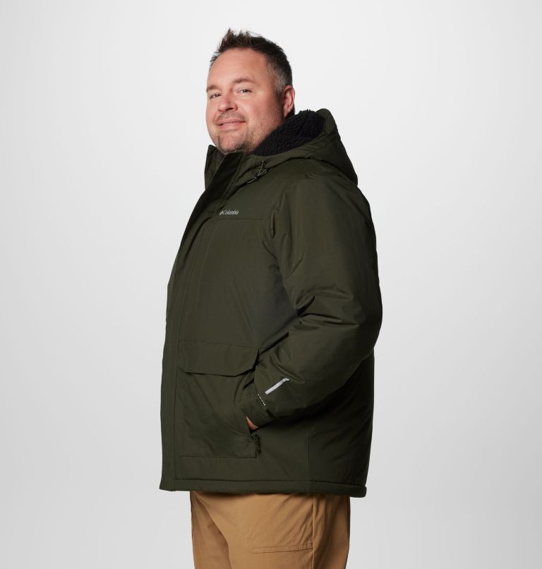 Men's Landroamer Sherpa Lined Jacket - Big, Color: Greenscape, image 4
