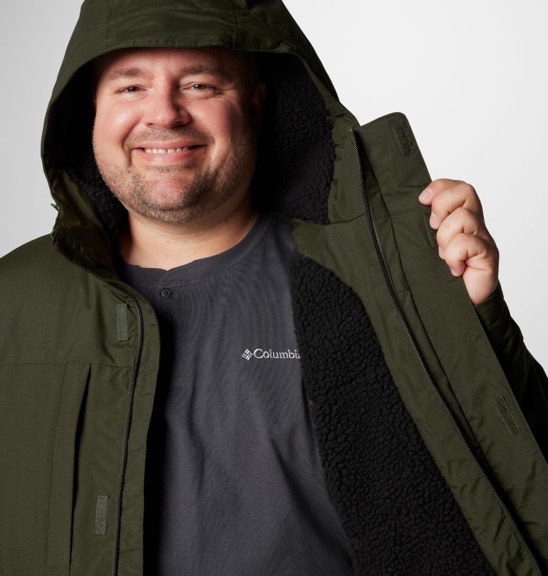 Men's Landroamer Sherpa Lined Jacket - Big, Color: Greenscape, image 6