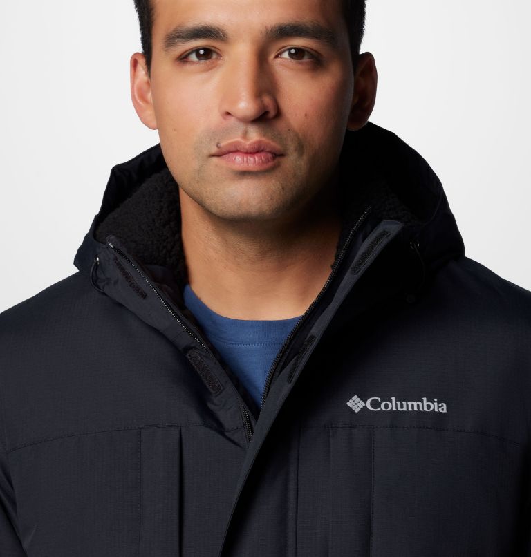 Men's Landroamer Sherpa Lined Jacket - Tall, Color: Black, image 5