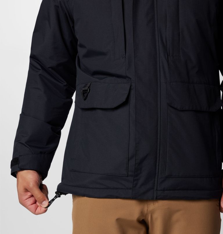 Men's Landroamer Sherpa Lined Jacket - Tall, Color: Black, image 7