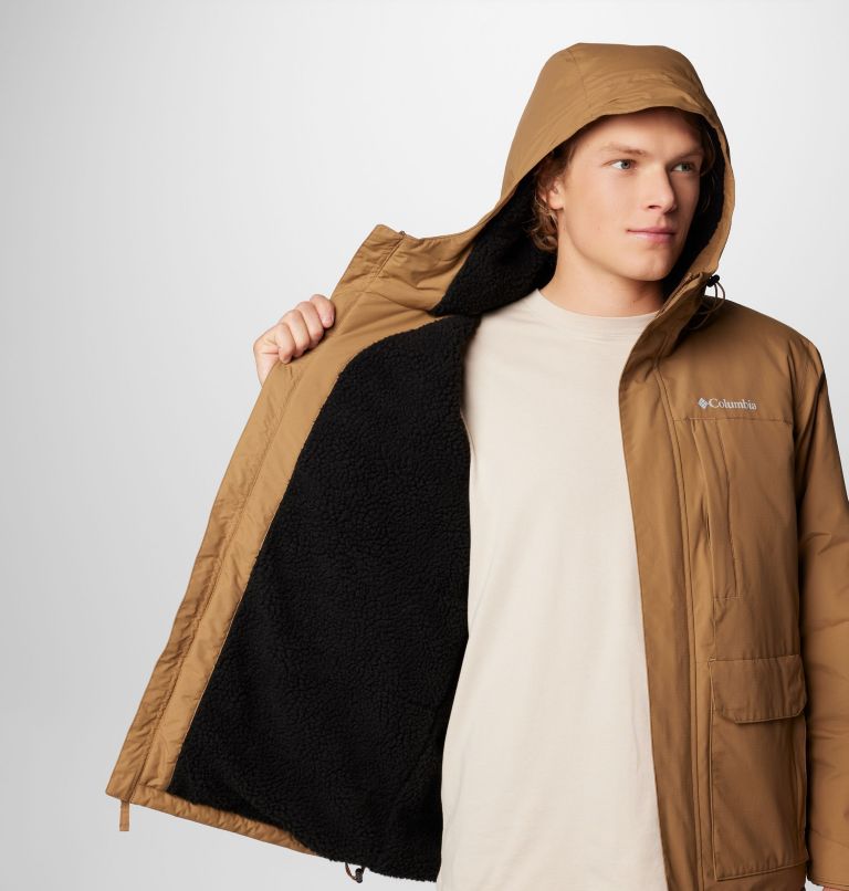 Men's Landroamer Sherpa Lined Jacket - Tall, Color: Delta, image 7