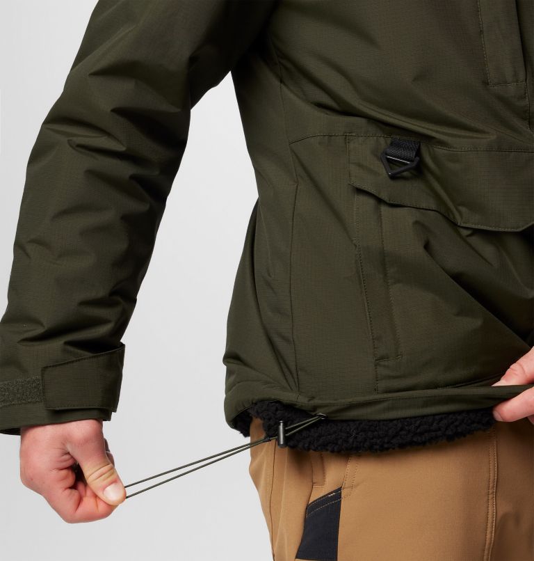 Men's Landroamer Sherpa Lined Jacket - Tall, Color: Greenscape, image 8