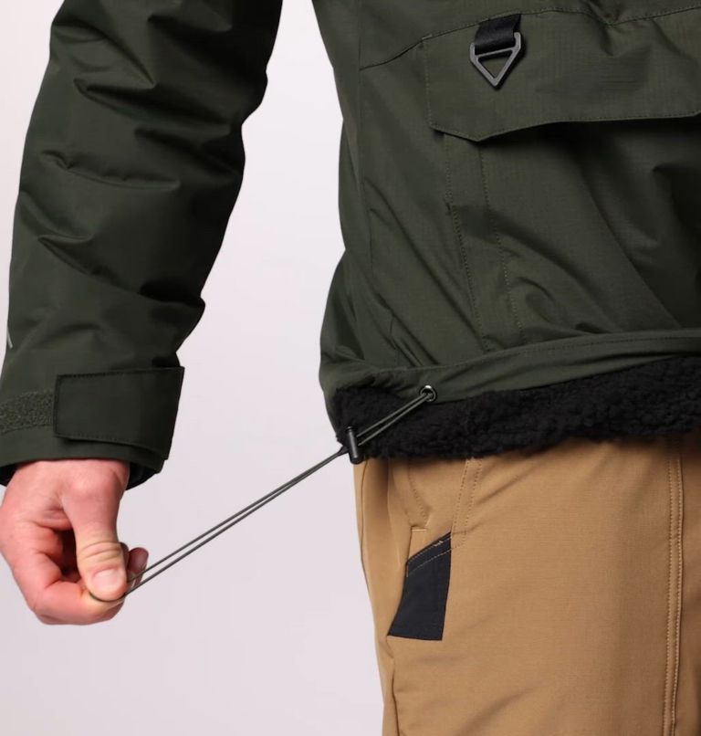 Men's Landroamer Sherpa Lined Jacket - Tall, Color: Greenscape