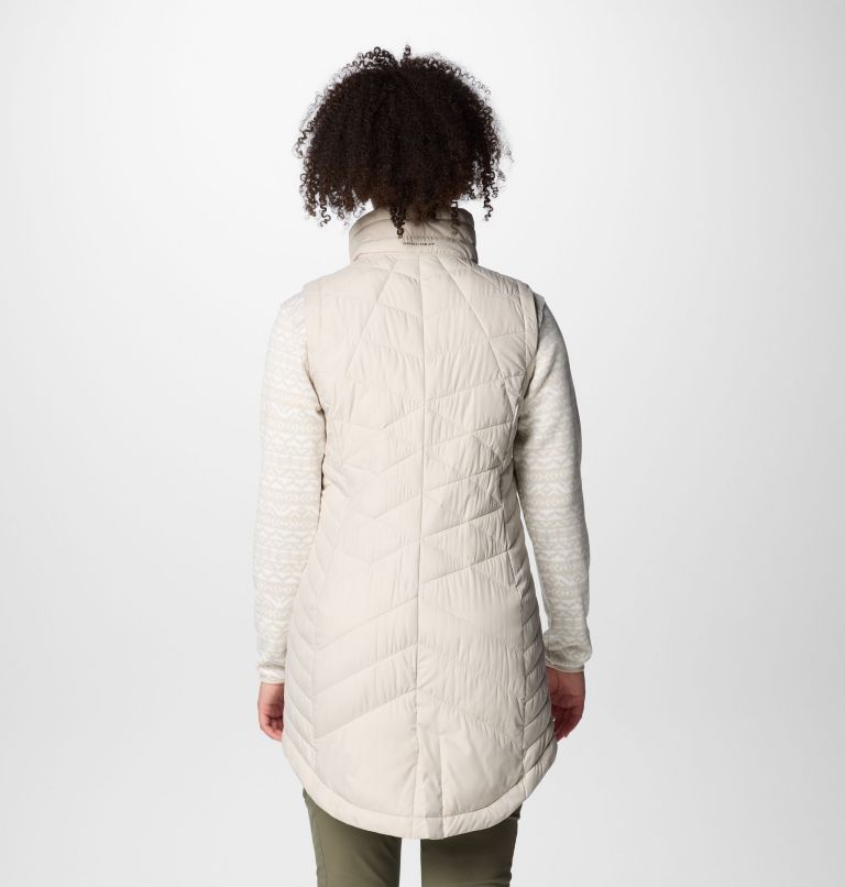 Women's Heavenly II Long Vest, Color: Dark Stone, image 2