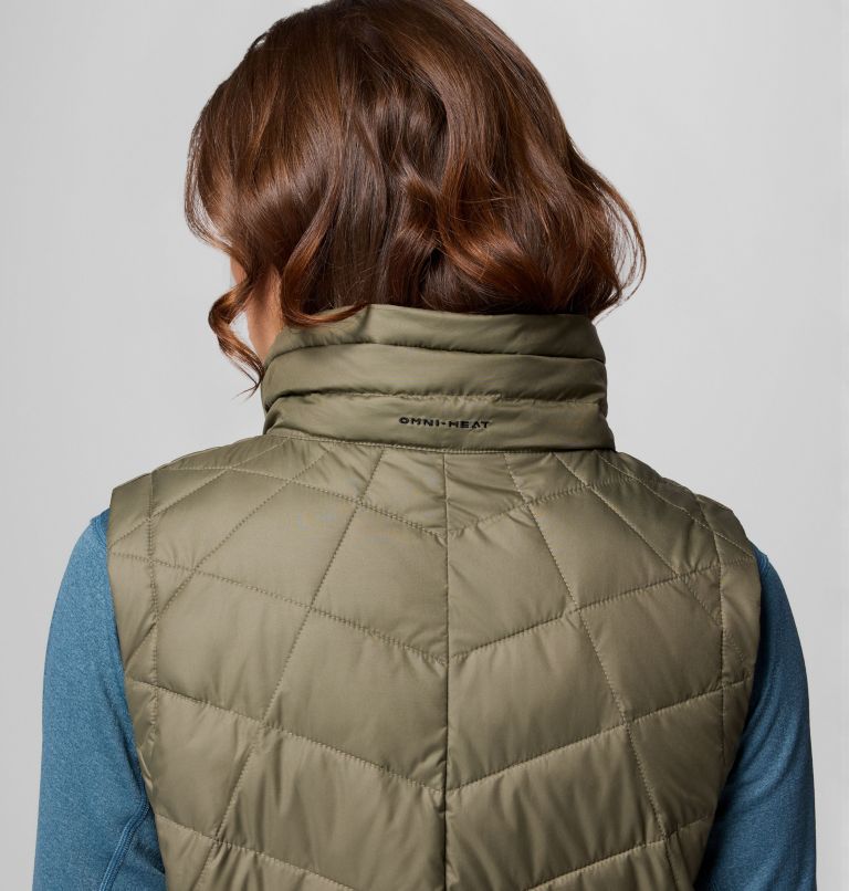 Women's Heavenly II Long Vest, Color: Stone Green, image 8