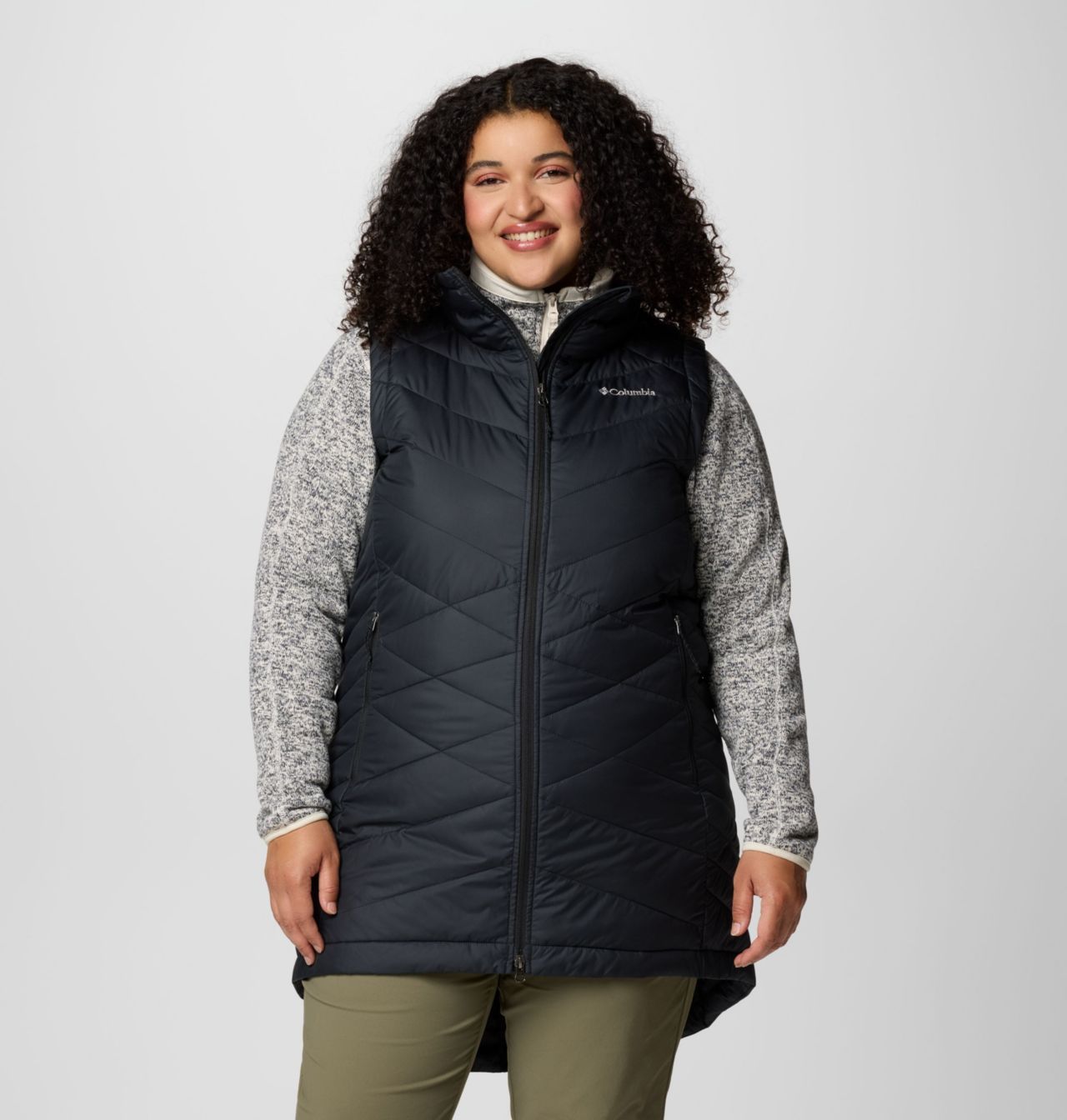 Women's Heavenly™ II Long Vest - Plus Size 1