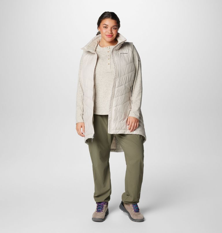 Women's Heavenly II Long Vest - Plus Size, Color: Dark Stone, image 3