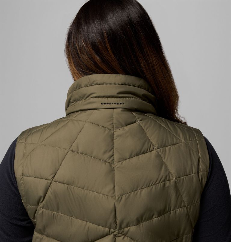 Women's Heavenly II Long Vest - Plus Size, Color: Stone Green, image 10
