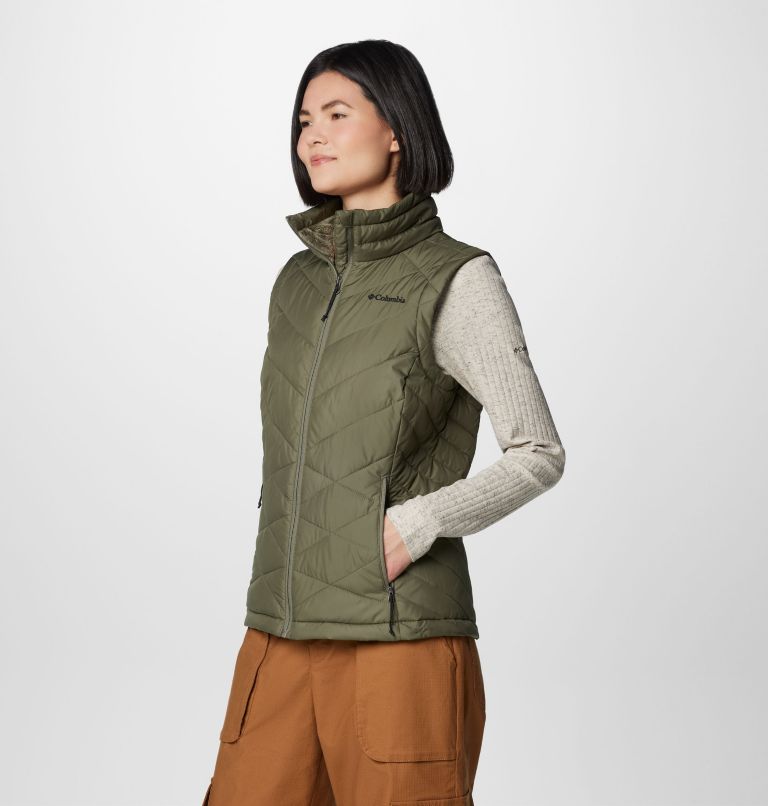 Women's Heavenly II Vest, Color: Stone Green, image 4