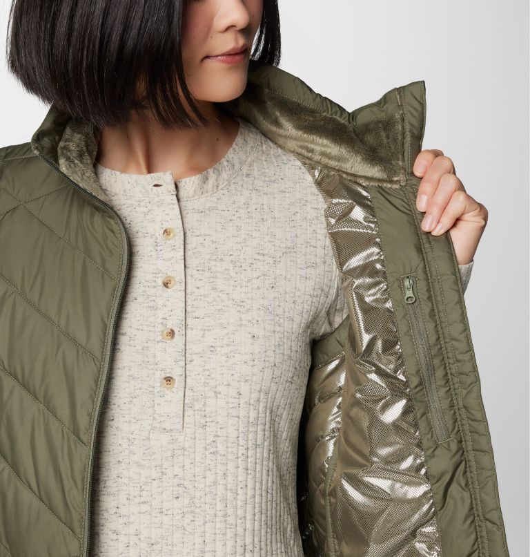 Women's Heavenly II Vest, Color: Stone Green, image 7