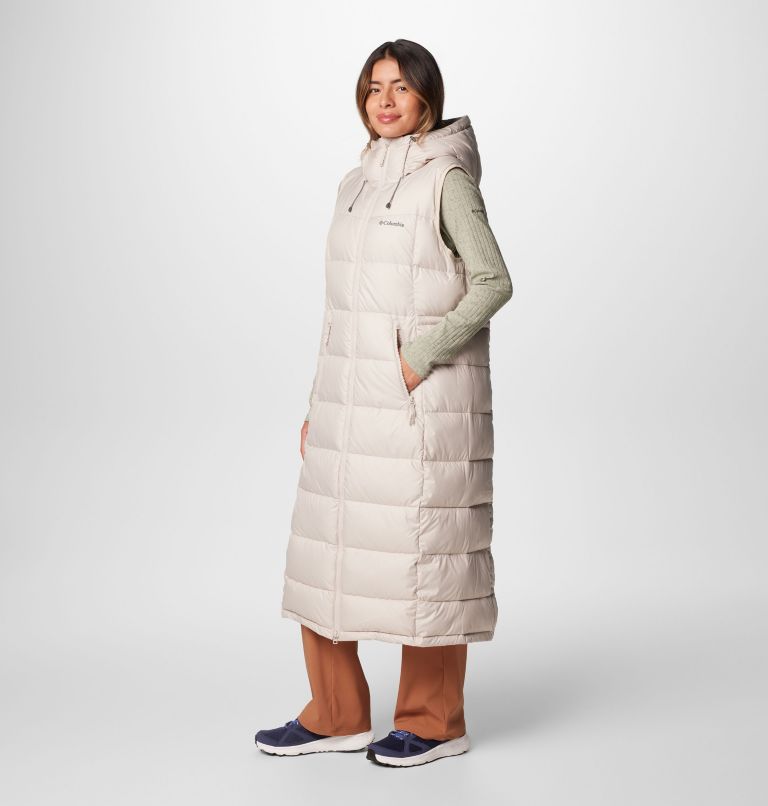 Women's Pike Lake Long Vest, Color: Dark Stone, image 4