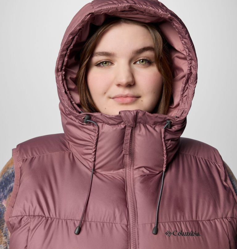 Women's Pike Lake Long Vest - Plus Size, Color: Fig, image 5