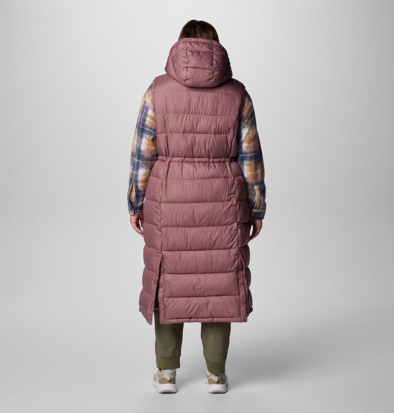 Women's Pike Lake Long Vest - Plus Size, Color: Fig, image 2