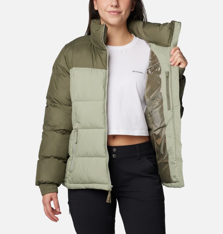 Pike Lake III isolierte Puffer Jacke für Frauen, Color: Stone Green, Safari, image 5