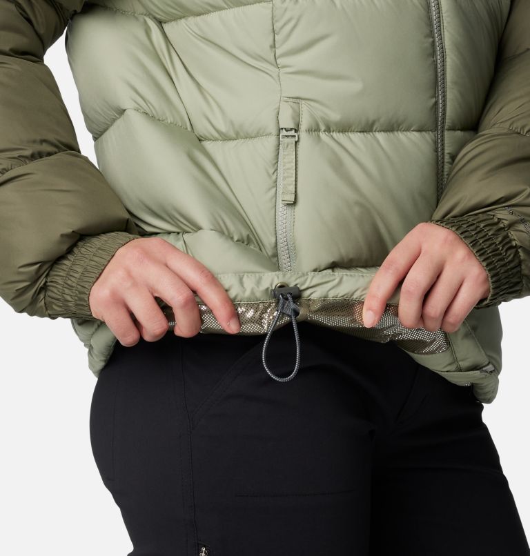Pike Lake III isolierte Puffer Jacke für Frauen, Color: Stone Green, Safari, image 7